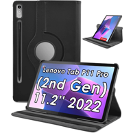 GS futrola za Lenovo Tab P11 Pro gen 2 TB132FU TB132XU 11.2", rotacija od 360°, crna